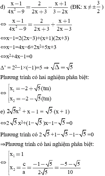 Giải Toán 9 VNEN Bài 11: Ôn tập chương 4 | Giải bài tập Toán 9 VNEN hay nhất Bai 11 On Tap Chuong 4 A28