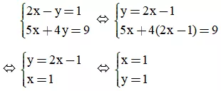 Giải Toán 9 VNEN Bài 2: Hệ hai phương trình bậc nhất hai ẩn | Giải bài tập Toán 9 VNEN hay nhất Bai 2 He 2 Phuong Trinh Bac Nhat 2 An A10