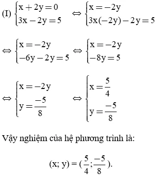 Giải Toán 9 VNEN Bài 2: Hệ hai phương trình bậc nhất hai ẩn | Giải bài tập Toán 9 VNEN hay nhất Bai 2 He 2 Phuong Trinh Bac Nhat 2 An A12