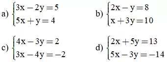 Giải Toán 9 VNEN Bài 2: Hệ hai phương trình bậc nhất hai ẩn | Giải bài tập Toán 9 VNEN hay nhất Bai 2 He 2 Phuong Trinh Bac Nhat 2 An A14
