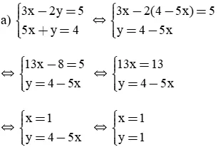 Giải Toán 9 VNEN Bài 2: Hệ hai phương trình bậc nhất hai ẩn | Giải bài tập Toán 9 VNEN hay nhất Bai 2 He 2 Phuong Trinh Bac Nhat 2 An A15