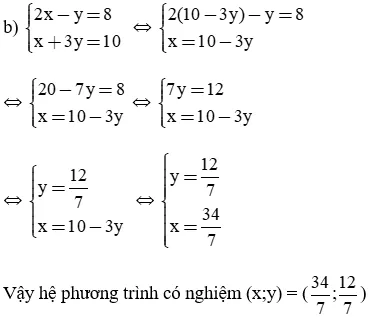 Giải Toán 9 VNEN Bài 2: Hệ hai phương trình bậc nhất hai ẩn | Giải bài tập Toán 9 VNEN hay nhất Bai 2 He 2 Phuong Trinh Bac Nhat 2 An A16