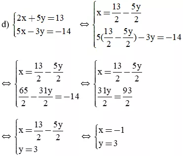 Giải Toán 9 VNEN Bài 2: Hệ hai phương trình bậc nhất hai ẩn | Giải bài tập Toán 9 VNEN hay nhất Bai 2 He 2 Phuong Trinh Bac Nhat 2 An A18