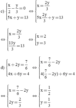 Giải Toán 9 VNEN Bài 2: Hệ hai phương trình bậc nhất hai ẩn | Giải bài tập Toán 9 VNEN hay nhất Bai 2 He 2 Phuong Trinh Bac Nhat 2 An A21
