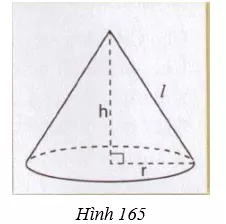 Giải Toán 9 VNEN Bài 2: Hình nón - Hình nón cụt - Diện tích xung quanh và thể tích hình nón, hình nón cụt | Giải bài tập Toán 9 VNEN hay nhất Bai 2 Hinh Non Hinh Non Cut A09