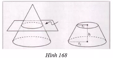 Giải Toán 9 VNEN Bài 2: Hình nón - Hình nón cụt - Diện tích xung quanh và thể tích hình nón, hình nón cụt | Giải bài tập Toán 9 VNEN hay nhất Bai 2 Hinh Non Hinh Non Cut A15