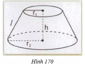 Giải Toán 9 VNEN Bài 2: Hình nón - Hình nón cụt - Diện tích xung quanh và thể tích hình nón, hình nón cụt | Giải bài tập Toán 9 VNEN hay nhất Bai 2 Hinh Non Hinh Non Cut A17