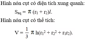 Giải Toán 9 VNEN Bài 2: Hình nón - Hình nón cụt - Diện tích xung quanh và thể tích hình nón, hình nón cụt | Giải bài tập Toán 9 VNEN hay nhất Bai 2 Hinh Non Hinh Non Cut A18