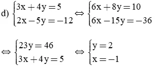 Giải Toán 9 VNEN Bài 3: Giải hệ phương trình bằng phương pháp cộng đại số | Giải bài tập Toán 9 VNEN hay nhất Bai 3 Giai He Phuong Trinh Bang Pp Cong Dai So A09