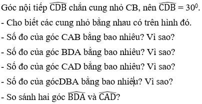 Giải Toán 9 VNEN Bài 4: Góc nội tiếp | Giải bài tập Toán 9 VNEN hay nhất Bai 4 Goc Noi Tiep A22