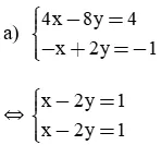 Giải Toán 9 VNEN Bài 4: Minh họa hình học nghiệm của hệ phương trình bậc nhất hai ẩn | Giải bài tập Toán 9 VNEN hay nhất Bai 4 Minh Hoa Hinh Hoc Nghiem Cua He Phuong Trinh Bac Nhat 2 An A20