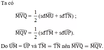 Giải Toán 9 VNEN Bài 6: Góc có đỉnh ở bên trong đường tròn - Góc có đỉnh ở bên ngoài đường tròn | Giải bài tập Toán 9 VNEN hay nhất Bai 6 Goc Co Dinh O Ben Trong Duong Tron A21