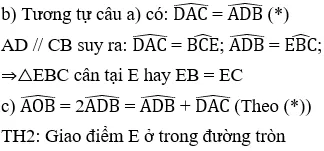 Giải Toán 9 VNEN Bài 6: Góc có đỉnh ở bên trong đường tròn - Góc có đỉnh ở bên ngoài đường tròn | Giải bài tập Toán 9 VNEN hay nhất Bai 6 Goc Co Dinh O Ben Trong Duong Tron A97