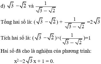 Giải Toán 9 VNEN Bài 7: Luyện tập | Giải bài tập Toán 9 VNEN hay nhất Bai 7 Luyen Tap 2 A16