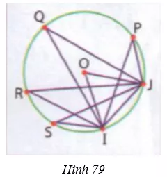Giải Toán 9 VNEN Bài 7: Luyện tập về góc nội tiếp - góc tạo bởi tia tiếp tuyến và dây cung - góc có đỉnh ở bên trong hay bên ngoài đường tròn | Giải bài tập Toán 9 VNEN hay nhất Bai 7 Luyen Tap Goc Noi Tiep A01