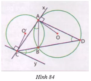 Giải Toán 9 VNEN Bài 7: Luyện tập về góc nội tiếp - góc tạo bởi tia tiếp tuyến và dây cung - góc có đỉnh ở bên trong hay bên ngoài đường tròn | Giải bài tập Toán 9 VNEN hay nhất Bai 7 Luyen Tap Goc Noi Tiep A27