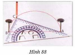 Giải Toán 9 VNEN Bài 8: Cung chứa góc - Tứ giác nội tiếp đường tròn | Giải bài tập Toán 9 VNEN hay nhất Bai 8 Cung Chua Goc A01