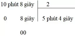 Bài tập Chia số đo thời gian với một số Toán lớp 5 có lời giải Bai Tap Chia So Do Thoi Gian Voi Mot So 1