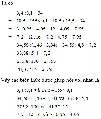 Bài tập Luyện tập về phép chia số thập phân Toán lớp 5 có lời giải Bai Tap Luyen Tap Ve Phep Chia So Thap Phan 6
