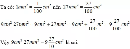 Bài tập Mi-li-mét vuông. Bảng đơn vị đo diện tích Toán lớp 5 có lời giải Bai Tap Mi Li Met Vuong Bang Don Vi Do Dien Tich 3