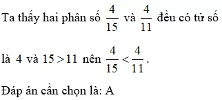 Bài tập Ôn tập So sánh hai phân số Toán lớp 5 có lời giải Bai Tap On Tap So Sanh Hai Phan So 6