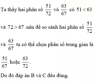 Bài tập Ôn tập So sánh hai phân số (tiếp theo) Toán lớp 5 có lời giải Bai Tap On Tap So Sanh Hai Phan So Tiep Theo 9