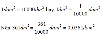 Bài tập Viết các số đo diện tích dưới dạng số thập phân Toán lớp 5 có lời giải Bai Tap Viet Cac So Do Dien Tich Duoi Dang So Thap Phan 3