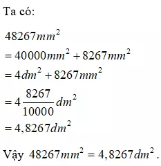 Bài tập Viết các số đo diện tích dưới dạng số thập phân Toán lớp 5 có lời giải Bai Tap Viet Cac So Do Dien Tich Duoi Dang So Thap Phan 4