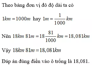 Bài tập Viết các số đo độ dài dưới dạng số thập phân Toán lớp 5 có lời giải Bai Tap Viet Cac So Do Do Dai Duoi Dang So Thap Phan 2