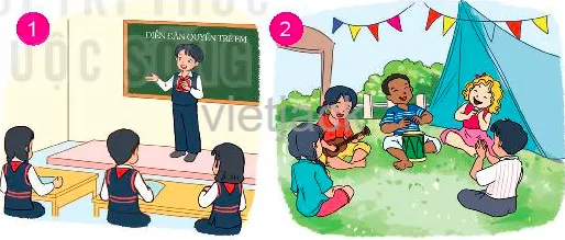 Quan sát các hình ảnh dưới đây để xác định các quyền trong nhóm quyền được sống còn của trẻ em Kham Pha 1 Trang 50 6 Gdcd Lop 6 Ket Noi Tri Thuc
