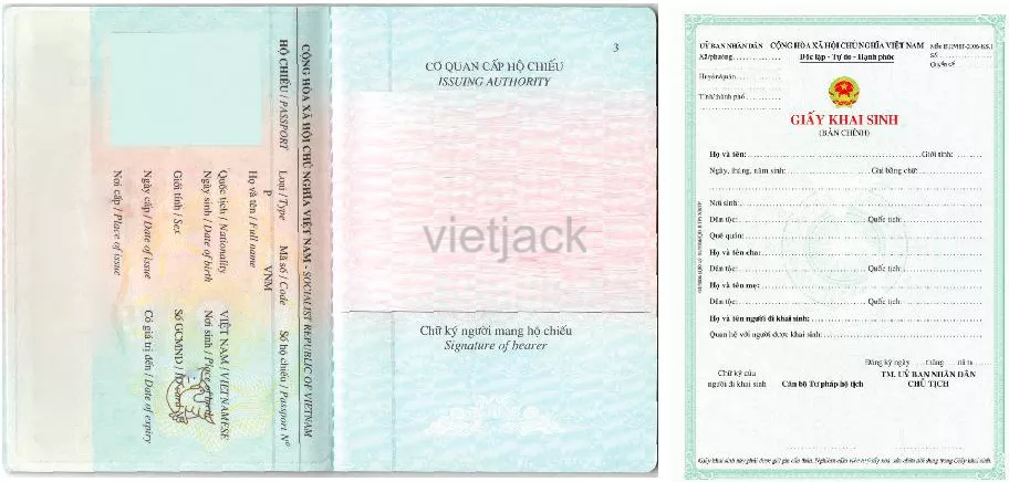 Quan sát các mẫu giấy tờ dưới đây, quốc tịch của một người được ghi nhận vào giấy tờ nào Luyen Tap 1 Trang 43 1 Gdcd Lop 6 Ket Noi Tri Thuc