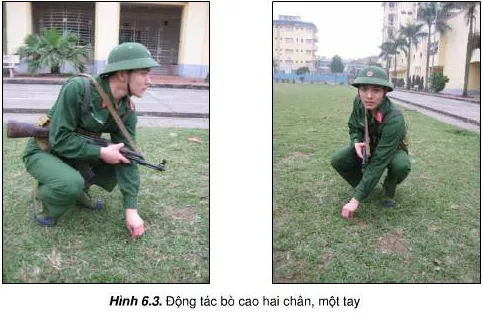 Nêu trường hợp vận dụng và thực hiện các động tác đi khom, chạy khom, bò cao Neu Truong Hop Van Dung Va Thuc Hien Cac Dong Tac Di Khom Chay Khom Bo Cao Le Truon Vot Tien 1