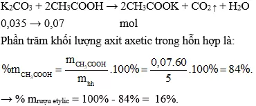 Trắc nghiệm Hóa học 9 Bài 46 (có đáp án): Mối liên hệ giữa etilen, rượu etylic và axit axetic Bai Tap Bai 46 Moi Lien He Giua Etilen Ruou Etylic Va Axit Axetic A03