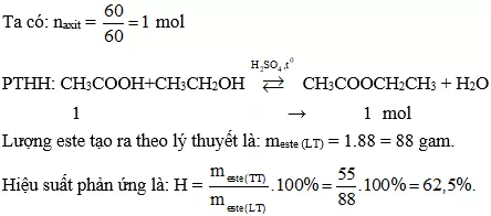Trắc nghiệm Hóa học 9 Bài 46 (có đáp án): Mối liên hệ giữa etilen, rượu etylic và axit axetic Bai Tap Bai 46 Moi Lien He Giua Etilen Ruou Etylic Va Axit Axetic A04