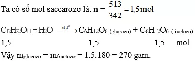 Trắc nghiệm Hóa học 9 Bài 51 (có đáp án): Saccarozơ Bai Tap Bai 51 Saccarozo A04