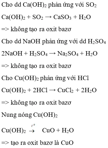 Trắc nghiệm Hóa học 9 Bài 7 (có đáp án): Tính chất hóa học của bazơ (phần 2) Trac Nghiem Bai 7 Tinh Chat Hoa Hoc Cua Bazo 6