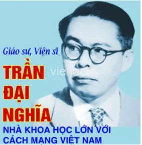 Việt Nam có rất nhiều nhà khoa học thuộc các lĩnh vực khoa học khác nhau Tran Dai Nghia Bai1