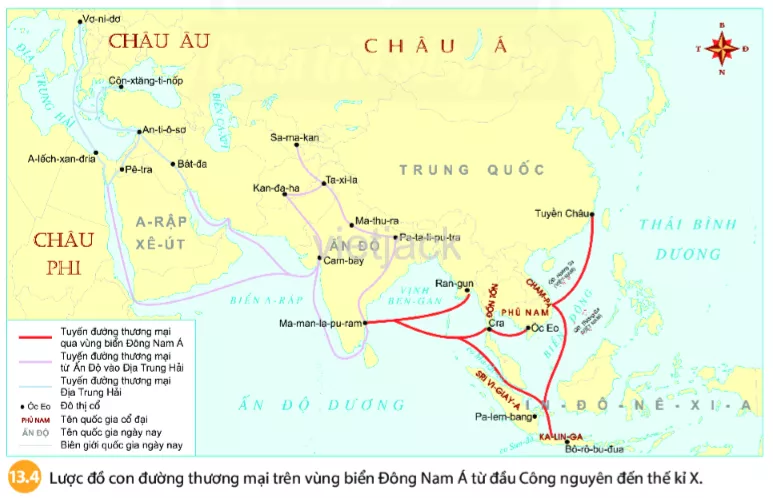 Soạn, giải bài tập Lịch Sử lớp 6 hay nhất - Chân trời sáng tạo Luyen Tap 1 Trang 70 Lich Su Lop 6 Chan Troi Sang Tao