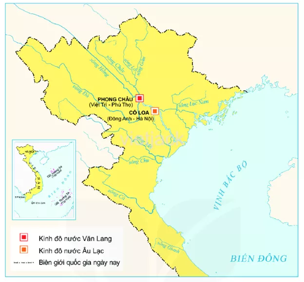 Dựa vào thông tin mục 2 và sử dụng bản đồ hành chính Việt Nam, hãy xác định Cau Hoi 3 Trang 62 Lich Su Lop 6 Ket Noi Tri Thuc 1