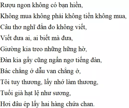 Bài thơ Khóc Dương Khuê - nội dung, dàn ý phân tích, bố cục, tác giả | Ngữ văn lớp 11 Khoc Duong Khue 2