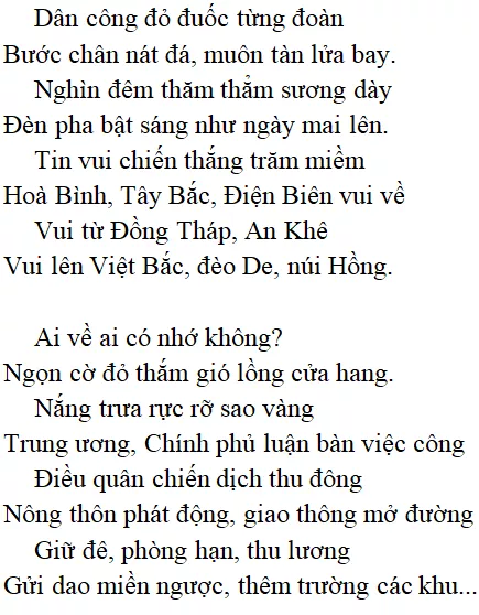 Bài thơ Việt Bắc - nội dung, dàn ý phân tích, bố cục, tác giả | Ngữ văn lớp 12 Viet Bac 4