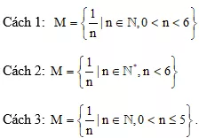  Cho tập hợp P = { 1; 1/2; 1/3; 1/4; 1/5}. Hãy mô tả tập hợp P bằng cách nêu Bai 1 6 Trang 6 Sbt Toan Lop 6 Tap 1 Ket Noi 3