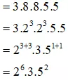 Hãy phân tích các số A, B sau đây ra thừa số nguyên tố: A = 6^2.9^3  Bai 2 23 Trang 36 Sbt Toan Lop 6 Tap 1 Ket Noi 2