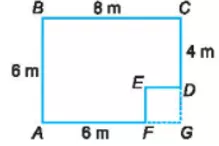 Tính chu vi và diện tích của mảnh vườn có hình dạng và kích thước Bai 4 24 Trang 72 Sbt Toan Lop 6 Tap 1 Ket Noi 2