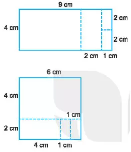 Hãy cắt miếng bìa hình chữ nhật có độ dài hai cạnh là 4cm và 9cm Bai 4 32 Trang 77 Sbt Toan Lop 6 Tap 1 Ket Noi 2