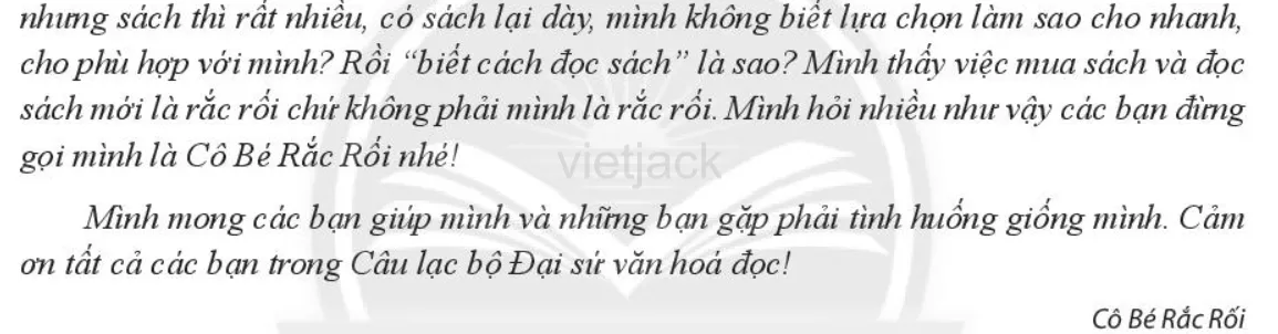 Làm thế nào để giúp Cô Bé Rắc Rối lựa chọn sách Lam The Nao De Giup Co Be Rac Roi Lua Chon Sach 4