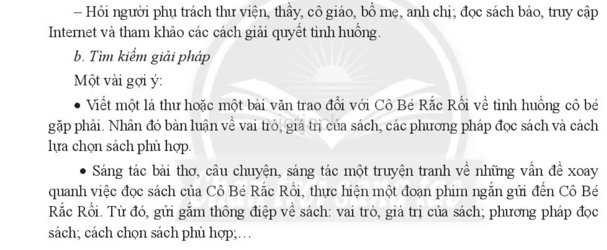 Làm thế nào để giúp Cô Bé Rắc Rối lựa chọn sách Lam The Nao De Giup Co Be Rac Roi Lua Chon Sach 7