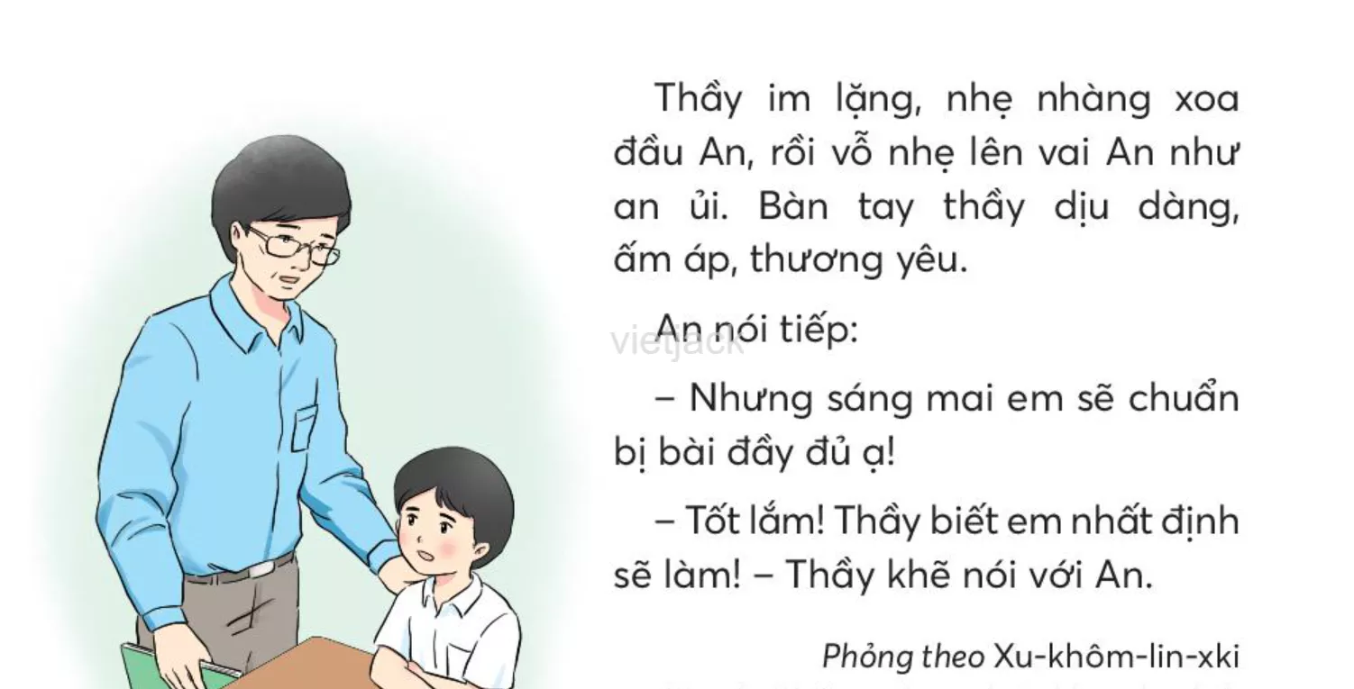 Tiếng Việt lớp 2 Bài 1: Bàn tay dịu dàng trang 98, 99, 100 - Chân trời Bai 1 Ban Tay Diu Dang 3