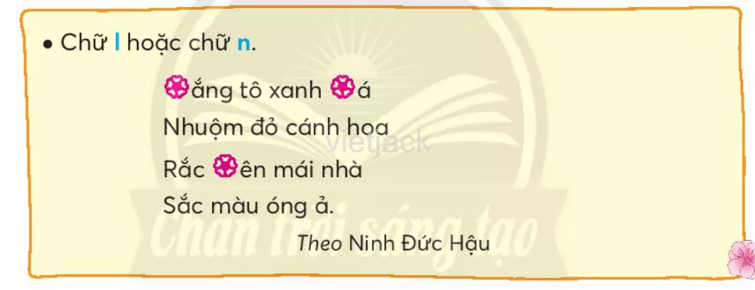 Tiếng Việt lớp 2 Bài 2: Đầm sen trang 29, 30, 31, 32, 33 - Chân trời Bai 2 Dam Sen 3