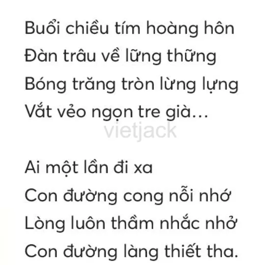 Tiếng Việt lớp 2 Bài 3: Con đường làng trang 18, 19, 20 - Chân trời Bai 3 Con Duong Lang 3